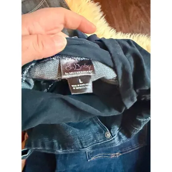 3 pairs of maternity jeans L/14 - Picture 3 of 4